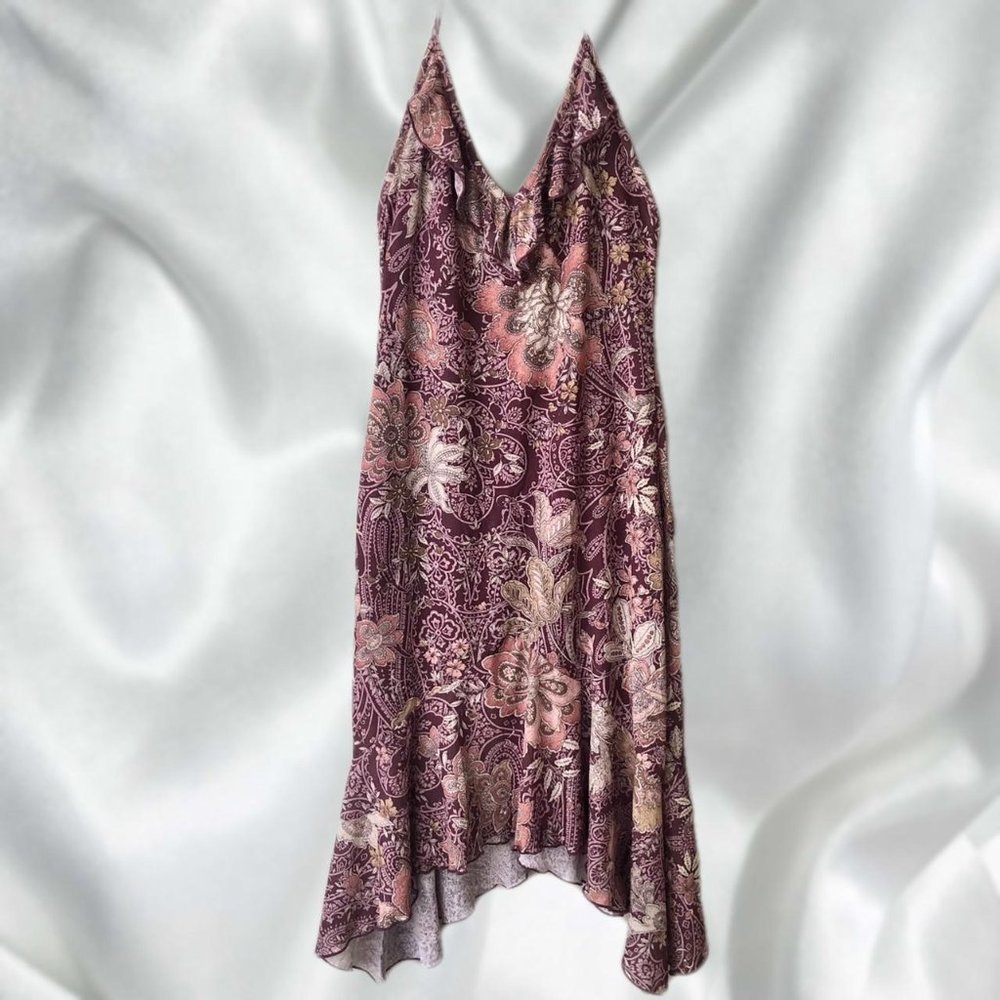 Y2K Floral Halter Dress by YK Clothing